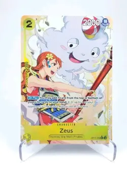 One Piece TCG Zeus Alt Art R Card OP11-106 a Fist of Divine Speed #269 - Image 1