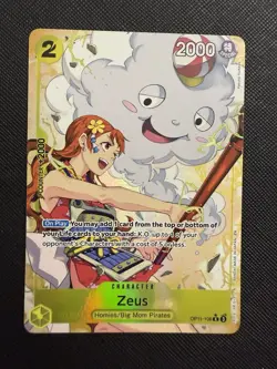 One Piece TCG - Zeus Alt Art R - OP11-106 - A Fist of Divine Speed - US Seller - Image 1