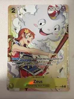 ZEUS - One Piece TCG OP11-106 - AA Alt Art Rare R - A Fist of Divine Speed - Image 1