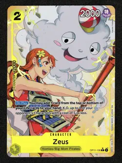 ZEUS - One Piece TCG OP11-106 - AA Alt Art Rare R - A Fist of Divine Speed - Image 1