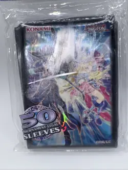 YUGIOH OFFICIAL KONAMI THE DARK MAGICIANS CARD SLEEVES 50ct SEALED - Image 2