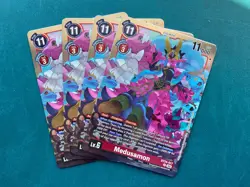 Medusamon BT24-017 Playset Time Stranger Digimon Card Game x4 - Image 1
