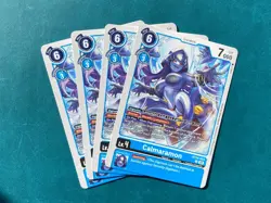 Calmaramon BT24-023 Playset Time Stranger Digimon Card Game x4 - Image 1