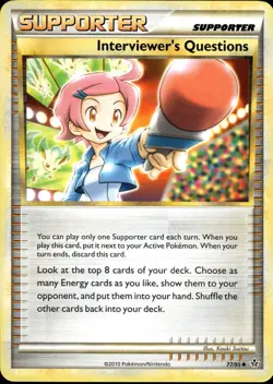 Interviewer's Questions 77/95 | HGSS - Unleashed | Pokemon TCG | ENG | Uncommon - Image 2
