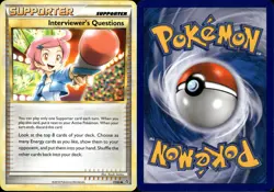 Interviewer's Questions 77/95 | HGSS - Unleashed | Pokemon TCG | ENG | Uncommon - Image 4