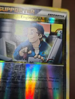HP Pokemon Engineer's Adjustments 75/95 Unleashed Reverse Holo - Image 4