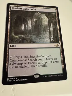 Magic The Gathering: Verdant Catacombs. Regular. NM - Image 2