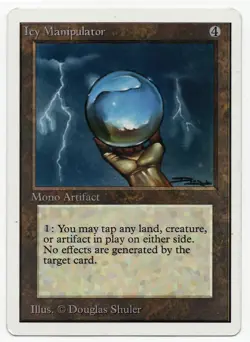 Icy Manipulator, Mono Artifact, Unlimited Edition Regular, EX, Douglas Shuler - Image 1
