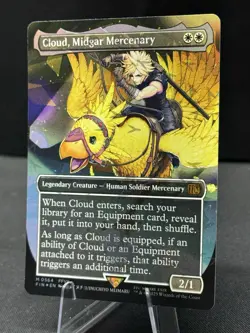 2025 Magic The Gathering Final Fantasy Cloud Midgar Mercenary Chocobo Foil #0564 - Image 3