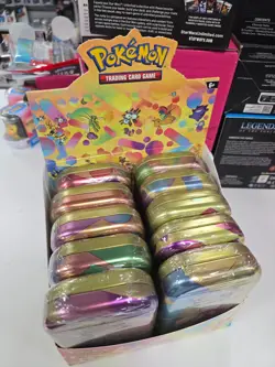 Pokemon TCG - 151 Mini Tin Display Case Sealed - Brand New - Fast Ship (10x Tin) - Image 2