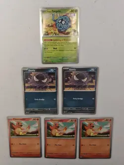 Charmander, Gastly, Erika's Tangela Promo Ascended Heroes Pokemon TCG - Image 1