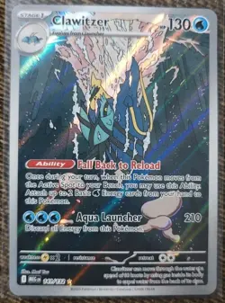 Clawitzer - 141/132 Pokemon Mega Evolution (MEG) Illustration Rare Full Art - Image 1