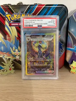 2025 POKEMON PRE EN-PRISMATIC EVOLUTIONS #161 UMBREON EX SPECIAL ILLUSTRATION - Image 1