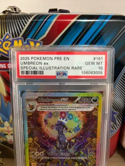 2025 POKEMON PRE EN-PRISMATIC EVOLUTIONS #161 UMBREON EX SPECIAL ILLUSTRATION - Image 2