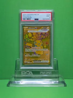 POKEMON 2025 PRISMATIC EVOLUTIONS PIKACHU EX GOLD HYPER RARE 179 PSA 9 - Image 1