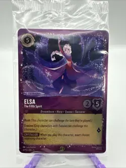 Elsa - The Fifth Spirit 6/P3 [Glitter Foil] SEALED Promo Disney Lorcana NM/M - Image 1