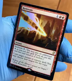 FOIL Reiterate Time Spiral Remastered - MTG Magic PACK FRESH UNPLAYED - NM/MINT - Image 1