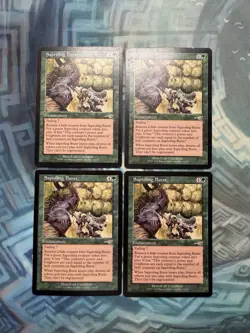 MTG 4X Saproling Burst HP Nemesis - Image 1