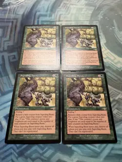 MTG 4X Saproling Burst HP Nemesis - Image 2