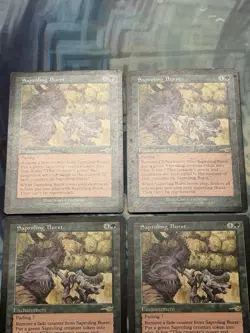 MTG 4X Saproling Burst HP Nemesis - Image 5