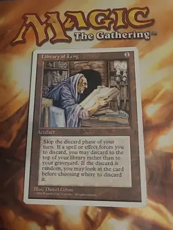 Library of Leng 4TH Edition MP - Artifact - Magic the Gathering - Image 1