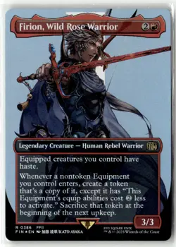 Firion, Wild Rose Warrior (Borderless) R FINAL FANTASY 386 NM - Image 1