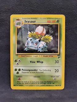 Pokemon TCG Ivysaur 44/130 Base Set 2 Uncommon Unlimited - Image 1