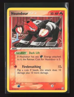 Houndour 60/109 Common Team Rocket Returns Pokemon NM - Image 2