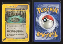 Underground Lake 141/144 Uncommon Skyridge Pokemon LP - Image 1