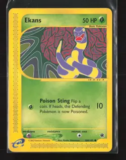 Ekans 108/165 Common Expedition Base Set Pokemon NM - Image 2