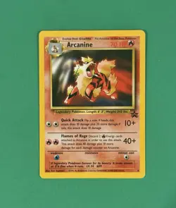 2000 Pokemon Arcanine Black Star Promo #6 NRMT - Image 1