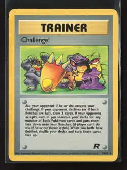 Challenge! 74/82 Uncommon Team Rocket Pokemon HP - Image 2
