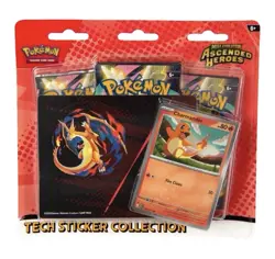 Pokemon Mega Evolution S2.5 Ascended Heroes Tech Sticker - Charmander (Presale) - Image 1