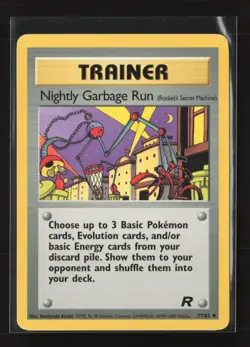 Nightly Garbage Run 77/82 Uncommon Team Rocket Pokemon HP - Image 2