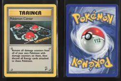 Pokemon Center 114/130 Uncommon Base Set 2 Pokemon HP - Image 1