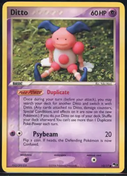 Ditto 12/17 Common POP Series 3 Pokemon NM - Image 2