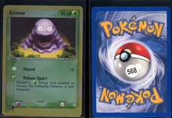 Grimer 57/97 Reverse Holo Common Dragon Pokemon NM - Image 1