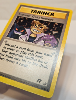 Imposter Oak's Revenge 76/82 Uncommon 1st Edition Team Rocket Pokemon 1234 - Image 2