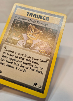 Imposter Oak's Revenge 76/82 Uncommon 1st Edition Team Rocket Pokemon 1234 - Image 3