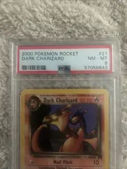 2000 Pokemon Dark Charizard #21 PSA 8 - Image 3