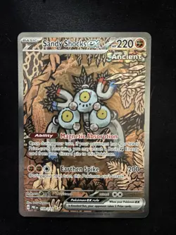 Pokemon TCG Prismatic Evolutions Sandy Shocks EX 159/131 Special Illustration NM - Image 1