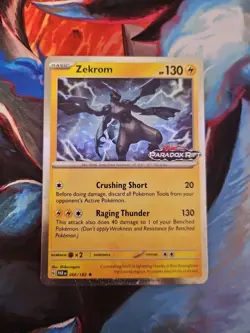 Zekrom | 66/182 | Pokemon | Paradox Rift | Stamped | Cosmo Holo | Promo - Image 1
