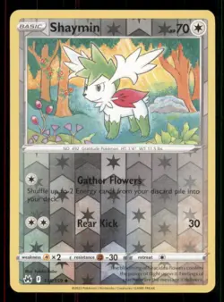 Shaymin Crown Zenith #115/159 Uncommon Reverse Holo Pokemon LP - Image 1