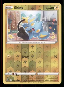 Shinx SWSH09: Brilliant Stars #049/172 Common Reverse Holo Pokemon LP - Image 1