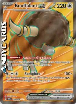 BOUFFALANT ex 162/086 • Rara Segreta • Fuoco Bianco WHT POKEMON - Image 1