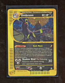 2003 Aquapolis Umbreon Holo Foil Rare H29/H32 WOTC E-Reader Series Pokemon - Image 1