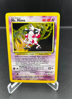 Mr. Mime Error/Misprint No Set Symbol Jungle 6/64 Pokemon LP - Listing 2 - Image 1