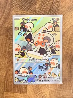 Clobbopus 207/191 Illustration Rare Pokemon SV Surging Sparks Near Mint - Image 1
