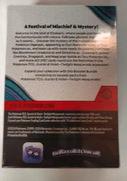 Scarlet & Violet Twilight Masquerade Pokemon Booster Bundle New Sealed - Image 3