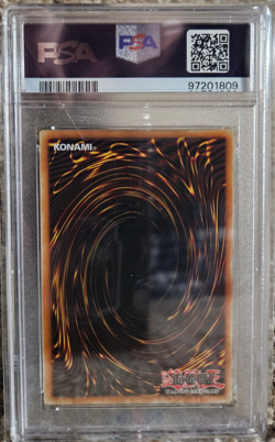 2021 Yugioh Dark Magician (MGED) Maximum Gold: El Dorado 1st Edition PSA 8 - Image 3